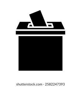 Voting ballot box icon. Election Vote concept

