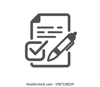 Voting ballot paper simple icon. Vote ticket sign. Public election symbol. Classic flat style. Quality design element. Simple voting ballot icon. Vector