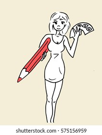Voting with a big red pencil