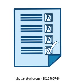 voting checklist design