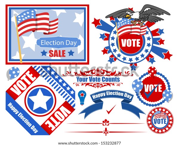 Voting Day Vector
Illustration Set