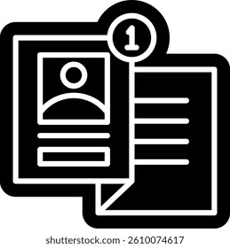 Voting And Election glyph solid icon