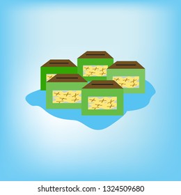 Voting and election ideas. Vector illustration, flat style design