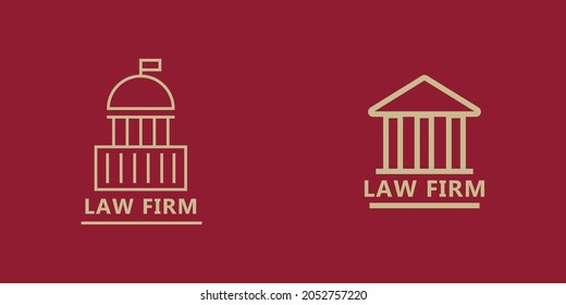 Voting and elections linear icons. Government political eps10