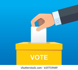 Voting hand vector