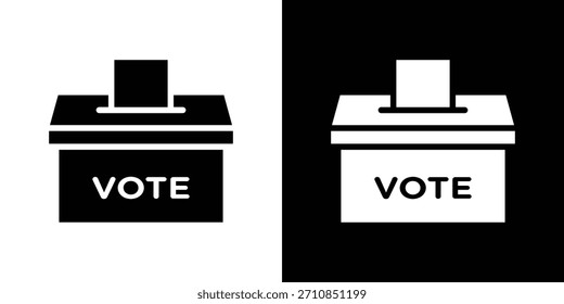 Colección de Vector de diseño de íconos de votación.