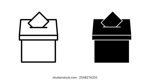  voting Icon set. Symbol isolated white background. vector illustration. color editable.