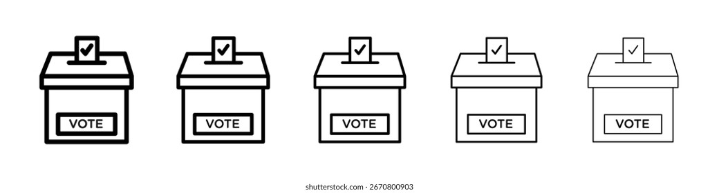 Voting icon Vector Art Illustration