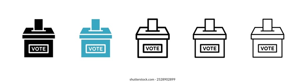 Voting icon vector illustration set