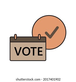 voting icons symbol vector elements for infographic web