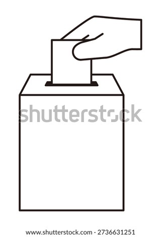 It is Voting, questionnaire, election illustration icon