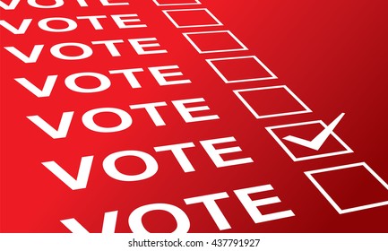 Voting Symbols vector