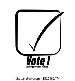 Voting Symbols vector design EPS10