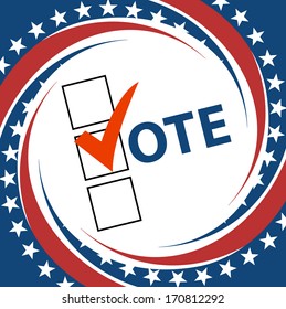 Voting Symbols vector design presidential election