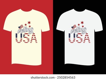 voting usa t shirt design for boy and girl