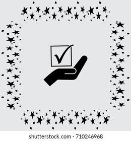 voting vector icon