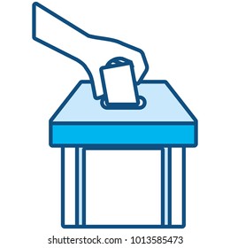 voting vector illustration