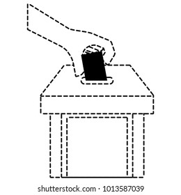 voting vector illustration