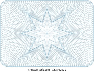 Voucher, background for secured documents, size A4,  guilloche.