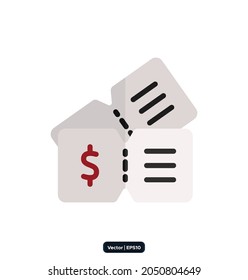voucher Black Friday icon. Black Friday design, sale, discount, advertising, marketing price tag, Clothes, furnishings, cars, food sale icons. Black Friday icons vector. 