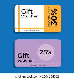 Voucher card design. Great vector for social media, gift cards, discount coupons, product marketing, web, sales promotion, fashion, online shops etc.