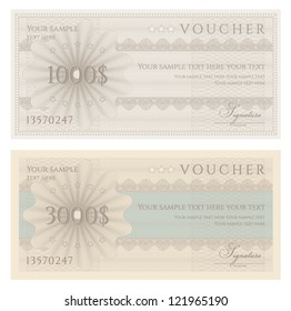 Voucher / coupon