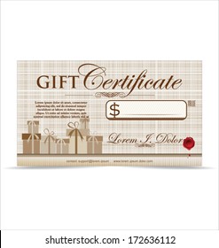 Voucher, Gift certificate, Coupon template