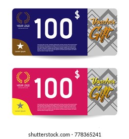Voucher Gift Template Design 