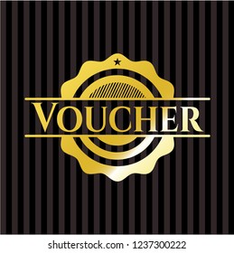 Voucher gold badge