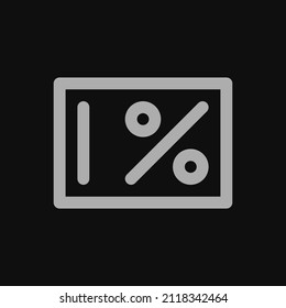 icono de asiento con fondo negro