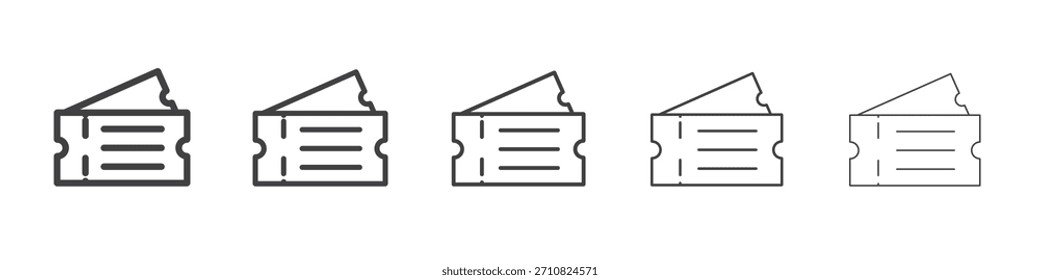 Diseño de icono de vale, logotipo, App, interfaz de usuario. Ilustración vectorial, EPS
