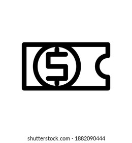 voucher icon or logo isolated sign symbol vector illustration - high quality black style vector icons
