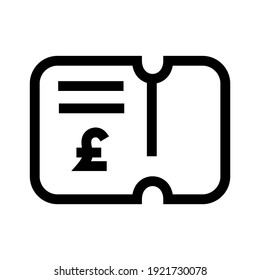 voucher icon or logo isolated sign symbol vector illustration - high quality black style vector icons
