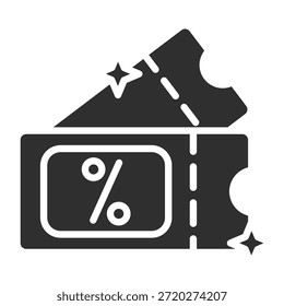 Icono de vale Colección de un solo Vector