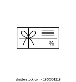voucher icon stock illustration design