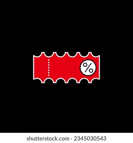 ilustración de diseño vectorial de icono de cupón