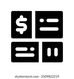 voucher icon. vector glyph icon for your website, mobile, presentation, and logo design.