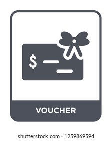voucher icon vector on white background, voucher trendy filled icons from Payment methods collection, voucher simple element illustration