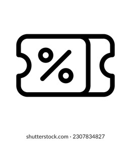 Voucher Icon Vector Symbol Design Illustration