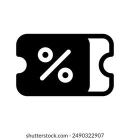 Voucher Icon Vector Symbol Design Illustration