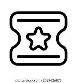 Ilustração de Design de Símbolo de Vetor de Ícone de Voucher