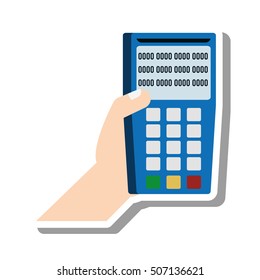 voucher machine e-commerce icon vector illustration design