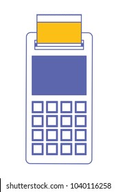 voucher machine isolated icon
