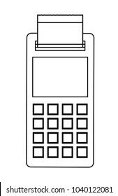 voucher machine isolated icon