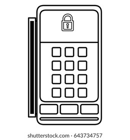 voucher machine isolated icon