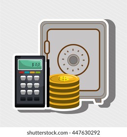 voucher machine  isolated icon design, vector illustration  graphic 