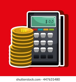 voucher machine  isolated icon design, vector illustration  graphic 