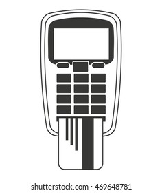voucher machine isolated icon vector illustration design