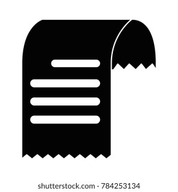 voucher paper isolated icon