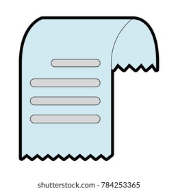 voucher paper isolated icon